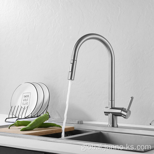 Pull-Out Faucet Faucet Single Handle Pull Out Kitchen Sink Mixer Manufactory